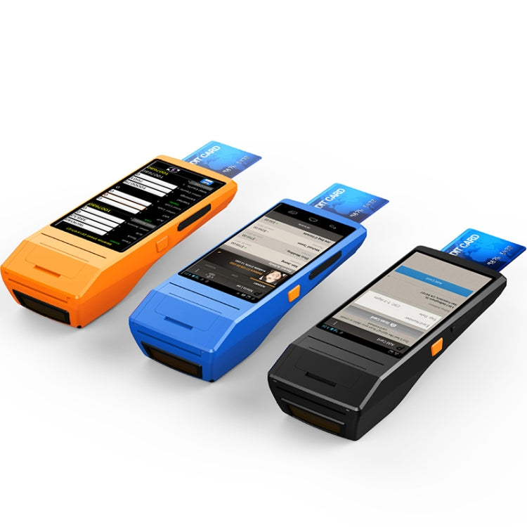 PDA-5501 Terminal inteligente multifunción todo en uno con pantalla IPS de 5,5 pulgadas y protección IP65, impresora térmica de línea integrada, micrófono y altavoz, compatible con WiFi, Bluetooth y GPS.