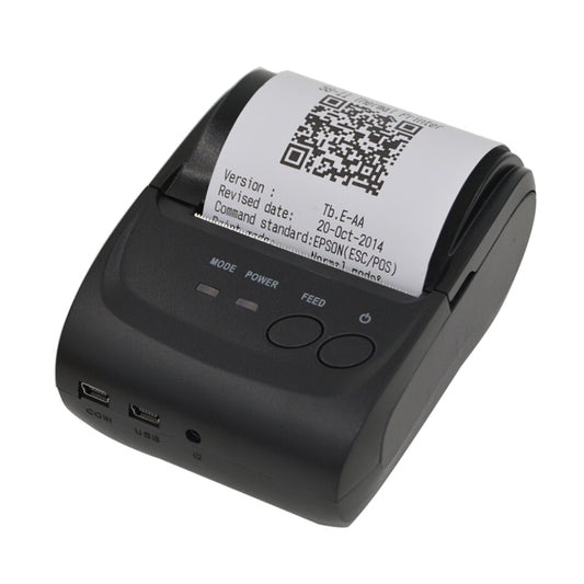 Impressora de talões Bluetooth POS-5802 com linha térmica (preta), POS-5802