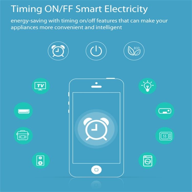 NEO NAS-WR06W WiFi US Smart Power Plug,with Remote Control Appliance Power ON/OFF via App & Timing function, NAS-WR06W