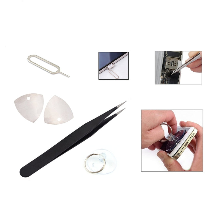 JIAFA JF-8127 Juego de herramientas para reparación de teléfonos 15 en 1, JF-8127