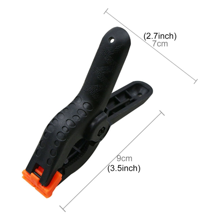 5 PCS Woodworking Photo Studio Photography Backdrop Nylon Clip Support Spring Clamp, Length: 90mm, Length: 90mm