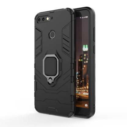 Funda protectora de PC + TPU a prueba de golpes para Huawei Honor 7A, con soporte de anillo magnético, para Huawei Honor 7A