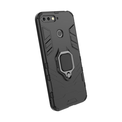 Funda protectora de PC + TPU a prueba de golpes para Huawei Honor 7A, con soporte de anillo magnético, para Huawei Honor 7A