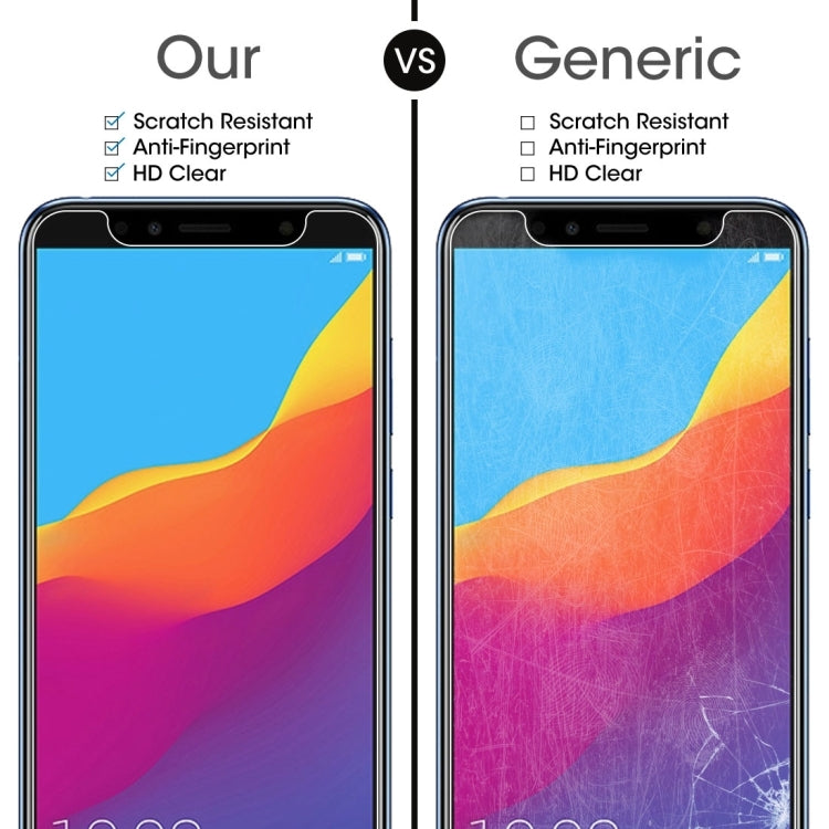 100 PCS 0.26mm 9H 2.5D Tempered Glass Film for Huawei Honor 7A, For Honor 7A(100 PCS)