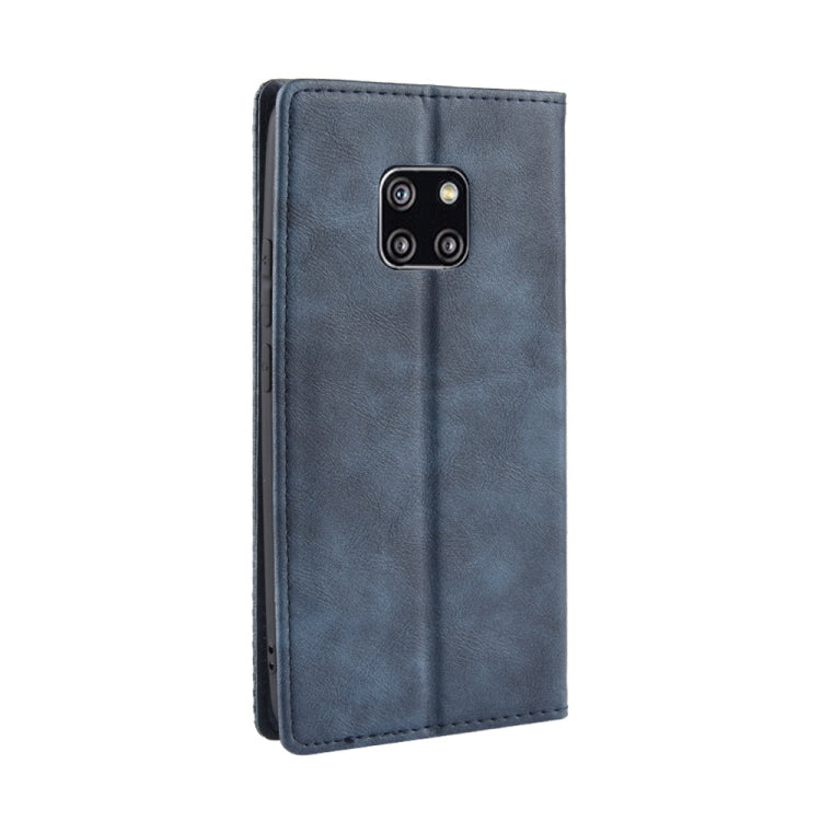 Magnetic Buckle Retro Texture Horizontal Flip Leather Case for Huawei Mate 20 Pro, with Holder & Card Slots & Wallet, For Huawei Mate 20 Pro