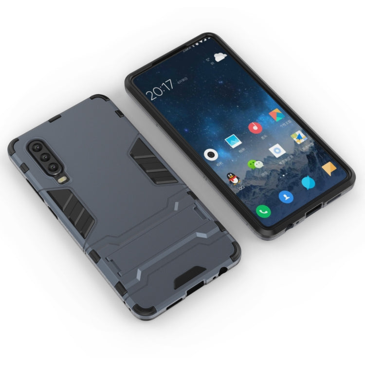 Shockproof PC + TPU Case for Huawei P30, with Holder, For Huawei P30