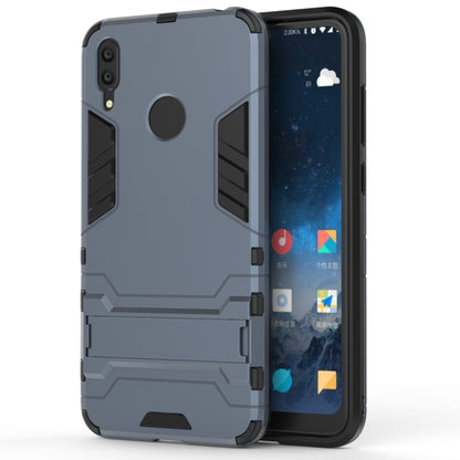 Funda de PC + TPU a prueba de golpes para Huawei Y7 (2019), con soporte
