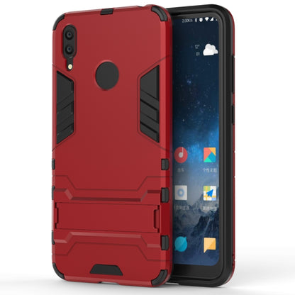 Funda de PC + TPU a prueba de golpes para Huawei Y7 (2019), con soporte