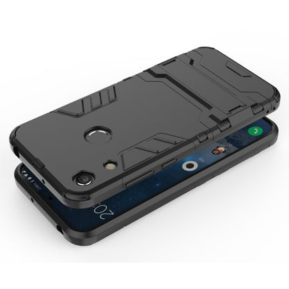 Shockproof PC + TPU Case for Huawei Honor 8A, with Holder, For Huawei Honor 8A, For Honor 8A