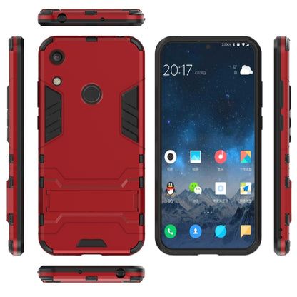 Shockproof PC + TPU Case for Huawei Honor 8A, with Holder, For Huawei Honor 8A, For Honor 8A