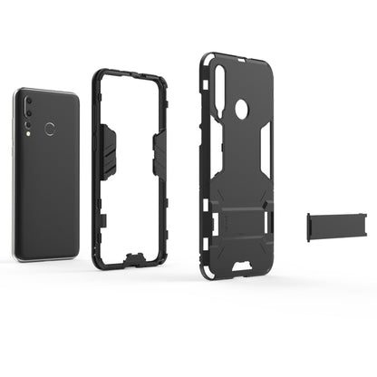 Shockproof PC + TPU Case for Huawei Nova 4, with Holder, For Huawei Nova 4, For Nova 4