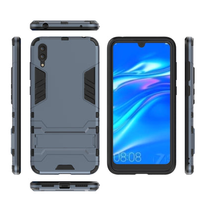 Shockproof PC + TPU Case for Huawei Enjoy 9, with Holder, For Huawei Enjoy 9
