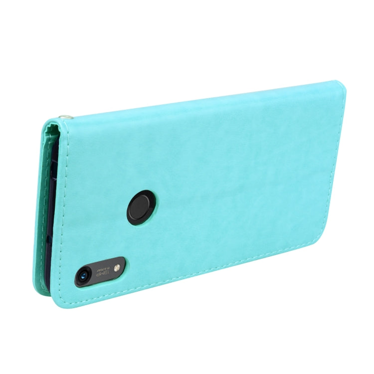 Rose Embossed Horizontal Flip PU Leather Case for Huawei Honor 8A/Y6 2019, with Holder & Card Slots & Wallet, For Huawei Honor 8A/Y6 Pro 2019, Huawei Honor 8A/Y6 Pro 2019, For Honor 8A/Y6 Pro 2019