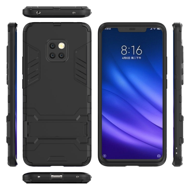 Shockproof PC + TPU Case for Huawei Mate 20 Pro, with Holder, For Huawei Mate 20 Pro, with, For Huawei Mate 20 Pro