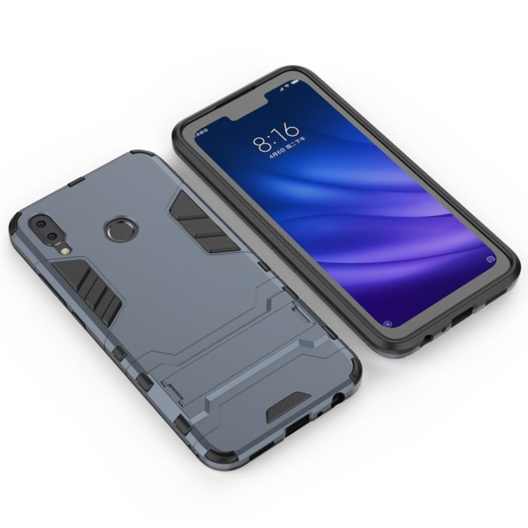 Shockproof PC + TPU Case for Huawei Y9 (2019) / Enjoy 9 Plus, with Holder, For Huawei Y9 (2019) / Enjoy 9 Plus, For Huawei Y9 (2019)