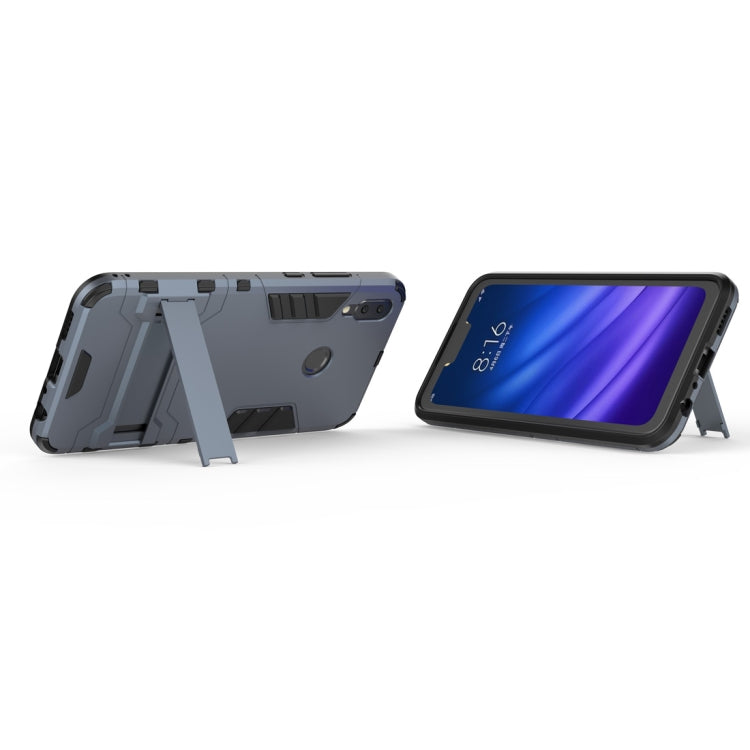 Shockproof PC + TPU Case for Huawei Y9 (2019) / Enjoy 9 Plus, with Holder, For Huawei Y9 (2019) / Enjoy 9 Plus, For Huawei Y9 (2019)