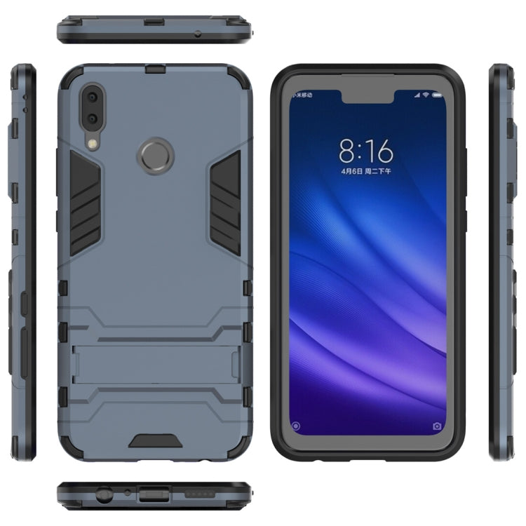 Shockproof PC + TPU Case for Huawei Y9 (2019) / Enjoy 9 Plus, with Holder, For Huawei Y9 (2019) / Enjoy 9 Plus, For Huawei Y9 (2019)