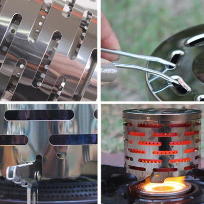 Outdoor Camping Stainless Steel Heater Cover Mini Tent Infrared Heating Stove Cover, Heater Cover
