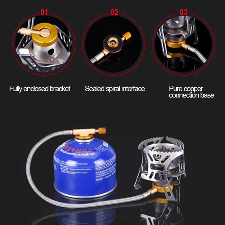 Portable Outdoor Split Type 3700W Backpack Anti-Blast Stove Cooking Tools