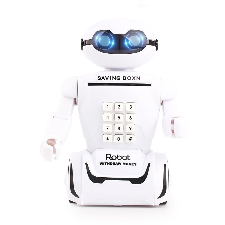 Multi-function Robot Piggy Bank Desk Lamp Code Money Box for Children, Robot Bank