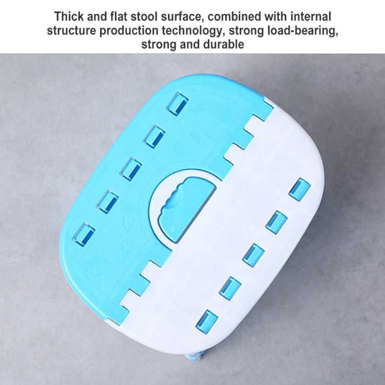 Outdoor Portable Sitting Plastic Folding Stool Fishing Useful Stool, Random Color Delivery, 1751