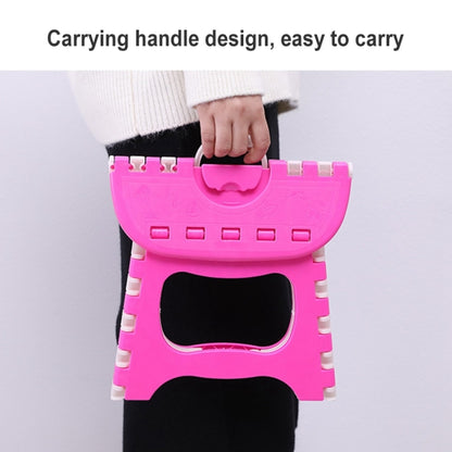 Outdoor Portable Sitting Plastic Folding Stool Fishing Useful Stool, Random Color Delivery, 1751