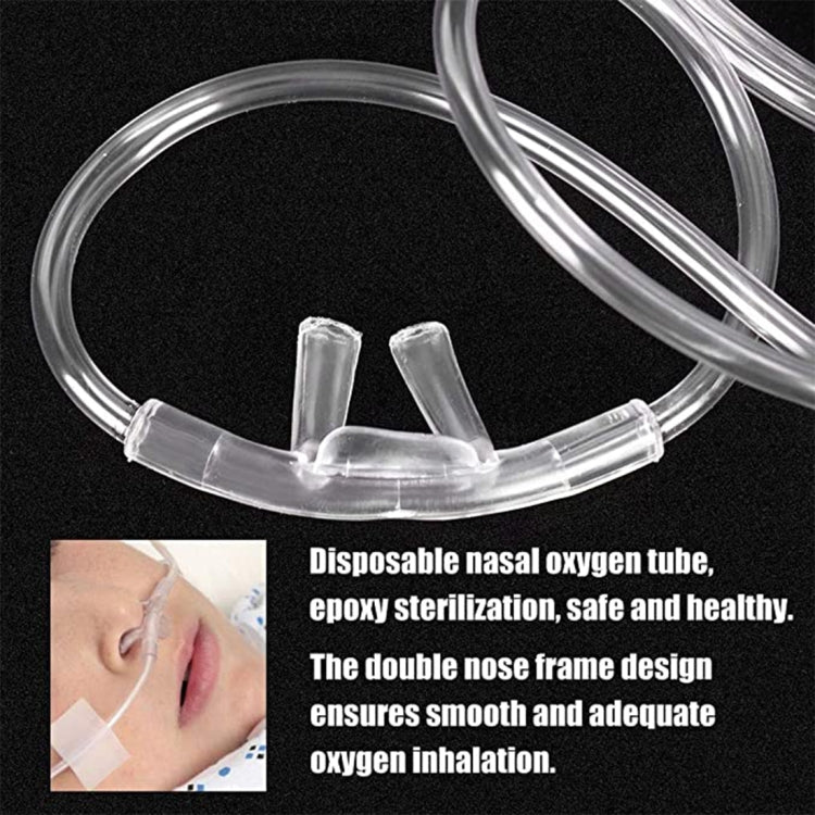 Household Disposable Double-hole Nasal Oxygen Tube Pipe Oxygen Supply Tubing, Length: 2m, Length: 2m