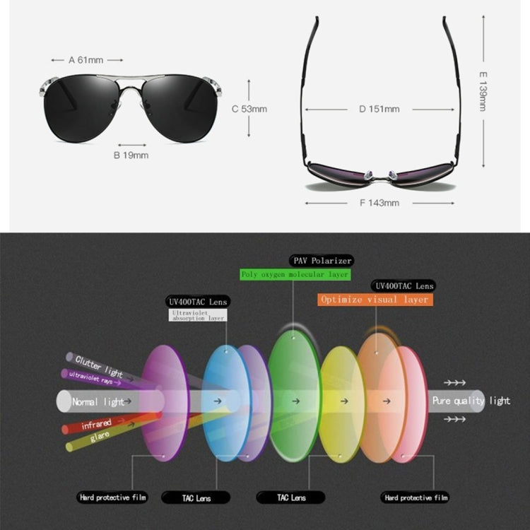 HDCRAFTER E011 Fishing Drive Polarized Sunglasses for Men, HC0611A, HC0611B, HC0611C, HC0611D, HC0611E, HC0611F, HC0611G