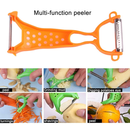 Portable Fruits and Vegetables Peeler Apple Cucumber Potato Skinner, Vegetable Cutter(Orange)
