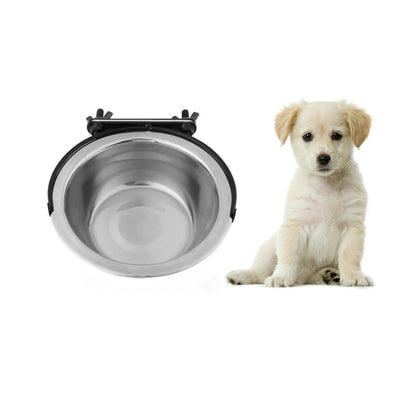 Stainless Steel Suspension Style Dog Feeding Bowl, Size: S, Size: Small