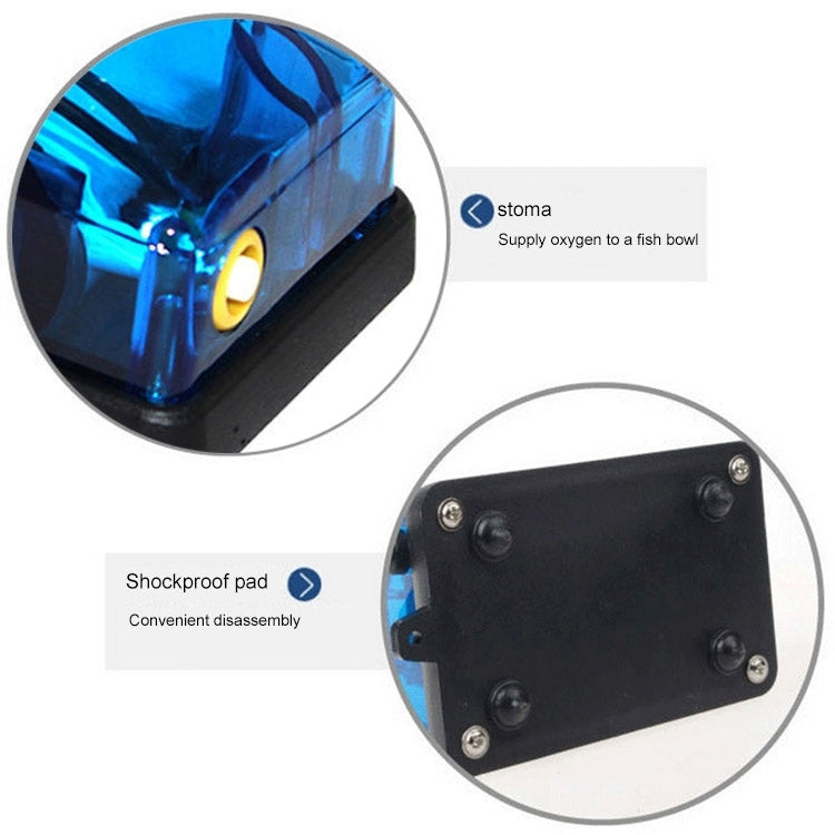 SOBO SB-248A 3W Single Outlet Adjustable Flow Aquarium Air Pump Fish Tank Oxygen Air Pump, 3W Single Outlet