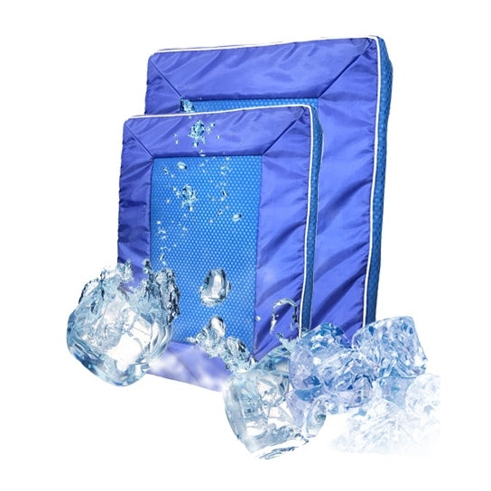 Cojín de verano para perro, cama para casa, almohadilla refrescante para mascotas, cojín desmontable para perro, grande, tamaño: 73 x 46 x 4 cm.