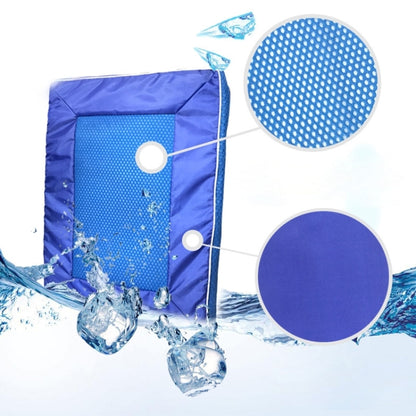 Cojín de verano para perro, cama para casa, almohadilla refrescante para mascotas, cojín desmontable para perro, grande, tamaño: 73 x 46 x 4 cm.