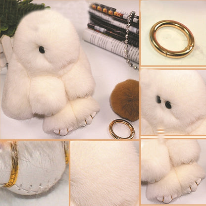 Lovely Dead Rex Rabbit Doll Pendant for Bag / Key Chains / Car ,Size: 15.0 x 14.0 x 8.0cm