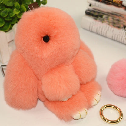 Lovely Dead Rex Rabbit Doll Pendant for Bag / Key Chains / Car ,Size: 15.0 x 14.0 x 8.0cm