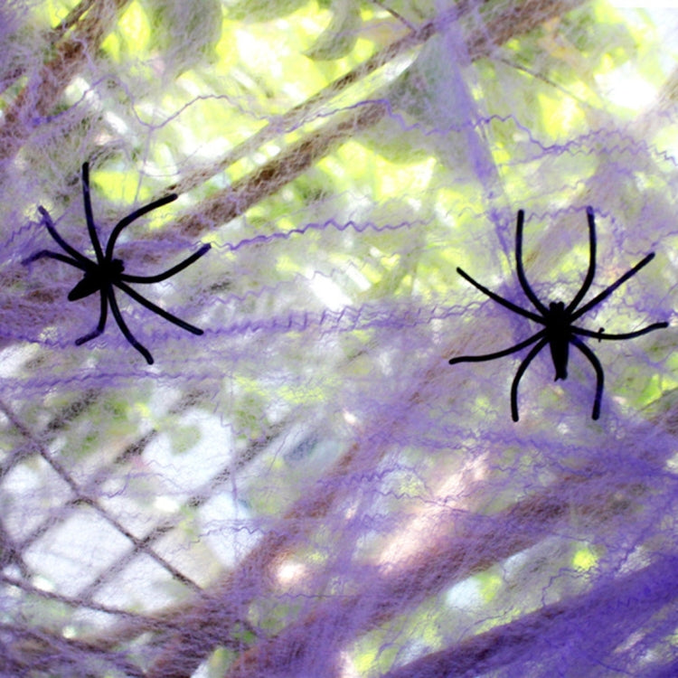 Halloween Props Cotton Yarn Spider Webs, Random Color Delivery, Spider