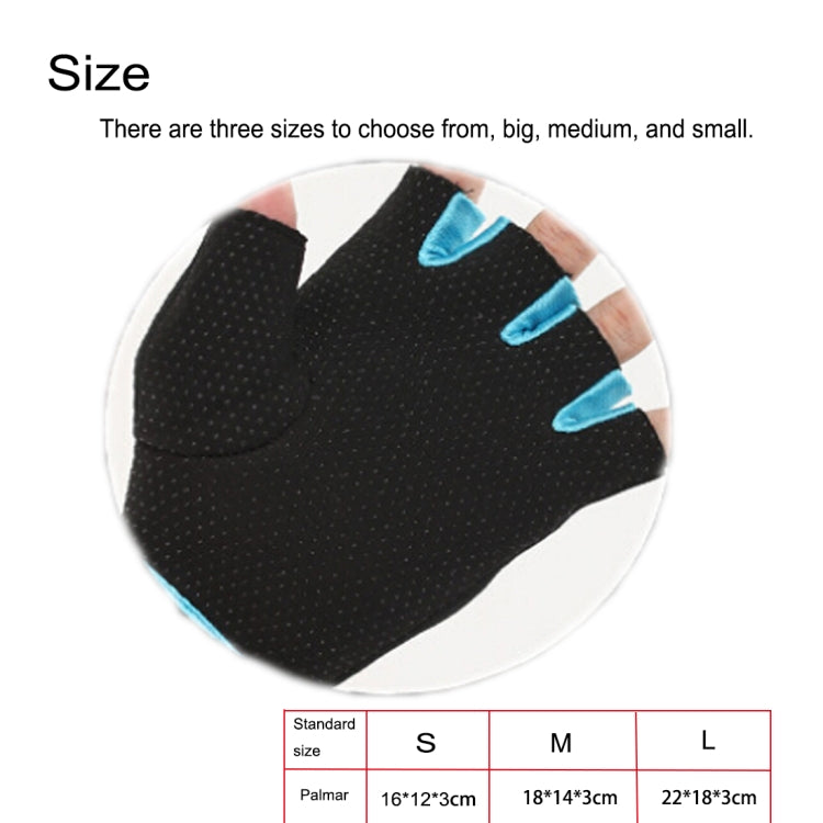 Unisex Half Finger Gloves Outdoors Riding Non-slip Breathable Sports Gloves, Size: S, Plamar: 16*12*3.0cm, Size: S, Plamar: 16*12*3.0cm