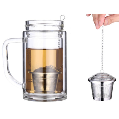 Stainless Steel Locking Spice Tea Strainer Mesh Infuser Tea Ball Filter, Large Size: 8 x 8cm, Large Size: 8 x 8cm