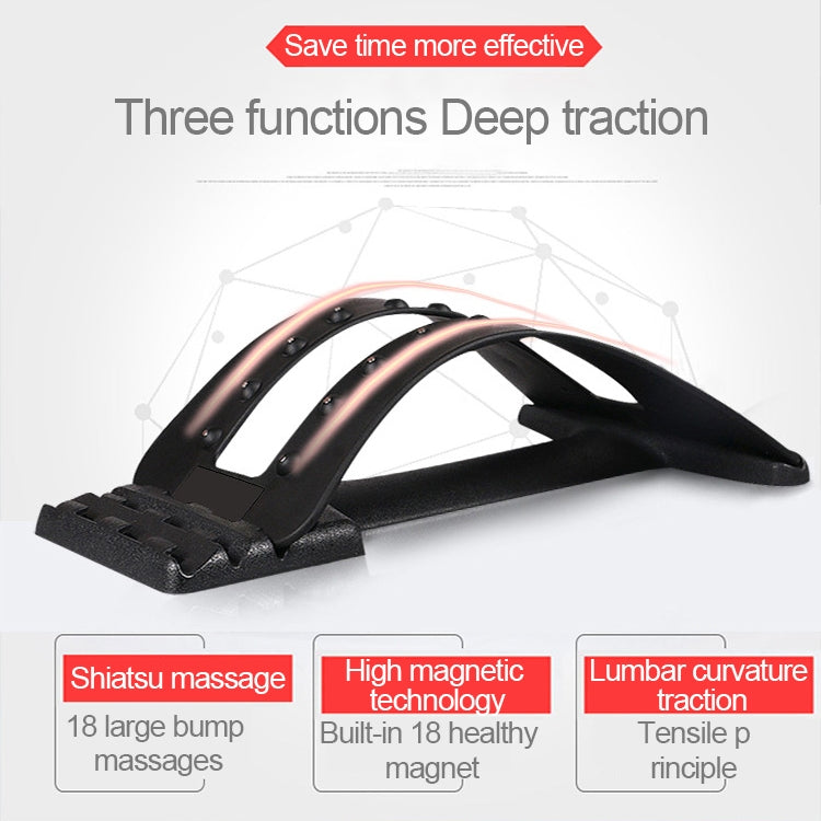 Magnetic Therapy 18 Magnets Spine Stretch Stabilizer Lumbar Traction Waist Masssger