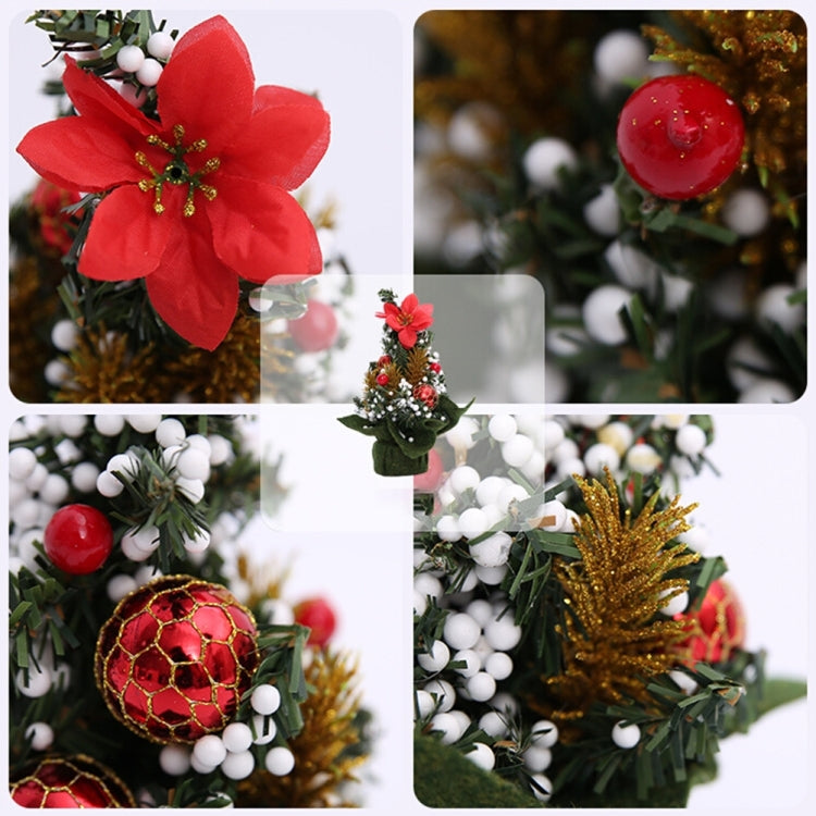Mini árboles de Navidad, decoraciones navideñas, tamaño: 20 * 18 cm, 20 cm