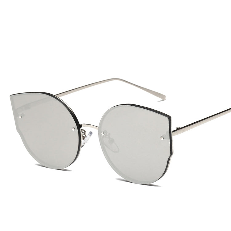 Rimless Flat Lenses Metal Frame UV400 Sunglasses for Women, HC2057A, HC2057B, HC2057C, HC2057D, HC2057E, HC2057F