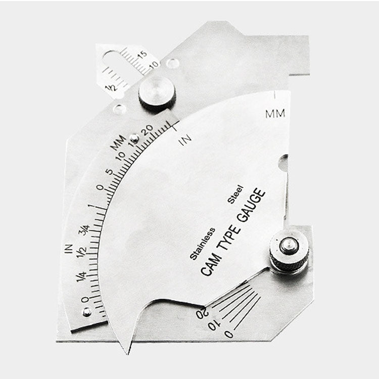 MG-8 Cam-type Stainless Steel Fillet Weld Gauge Multi-function Welding Inspection Ruler, MG-8