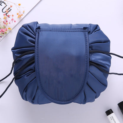 Travel Large Volume Drawstring Bag Cosmetic Sundries Storage Bag, Navy Blue, Beige, Red, Black, Dark Gray, Pink, Gray Blue, Light Grey, Light Pink, Mint Green