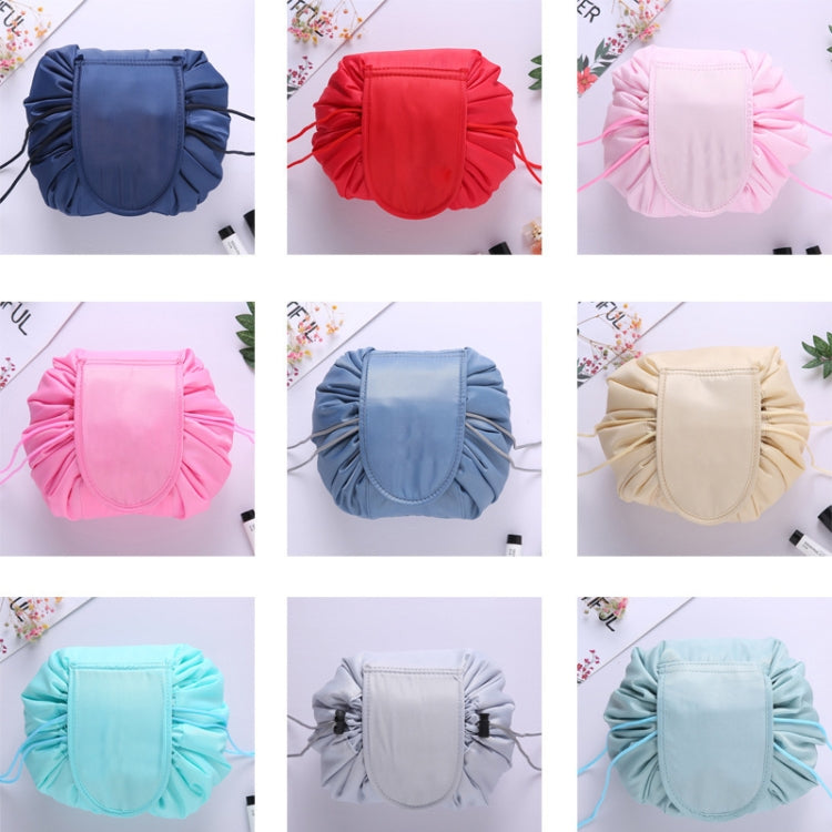 Travel Large Volume Drawstring Bag Cosmetic Sundries Storage Bag, Navy Blue, Beige, Red, Black, Dark Gray, Pink, Gray Blue, Light Grey, Light Pink, Mint Green