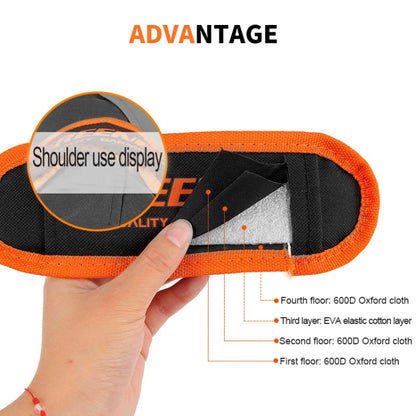 Multi-function Oxford Cloth Electrician Belt Pouch Maintenance Tools Handbag Shoulder Bag Convenient Tool Bag, Size : 19 inch, Size : 19 inch