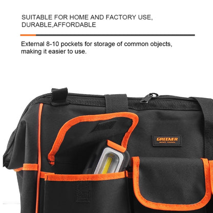 Multi-function Oxford Cloth Electrician Belt Pouch Maintenance Tools Handbag Shoulder Bag Convenient Tool Bag, Size : 19 inch, Size : 19 inch