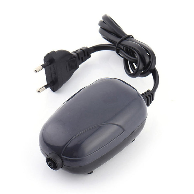 RS-290 220V 3W Single Outlets Adjustable Flow Silent Aquarium Air Pump Fish Tank Oxygen Air Pump, 3W