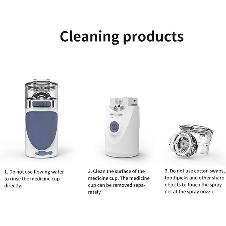 Portable Ultrasonic Nebulizer Mini Handheld Inhaler Respirator Health Care Home Machine Atomizer for Children, Mini Handheld Inhaler