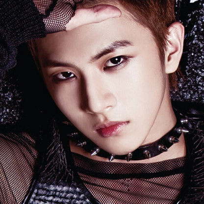 Collar de cuero con remaches estilo punk, estilo street dance rock, colores aleatorios, JDXQ