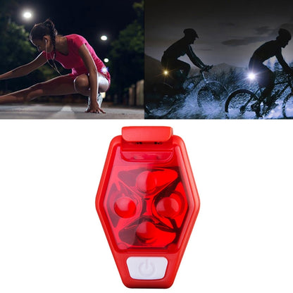 Multifunctional Outdoor Bicycling Running Warning Light Bicycle Taillight LED Back Clip Light, LED Back Clip Light(Black), LED Back Clip Light(Purple), LED Back Clip Light(Red), LED Back Clip Light(White)